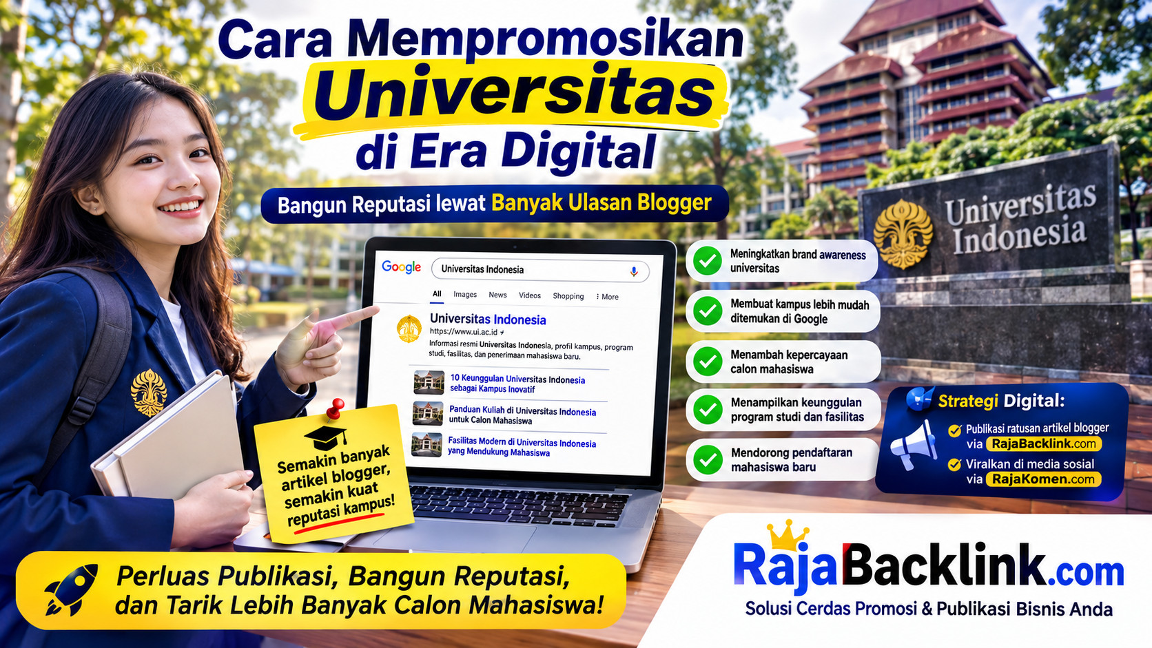 Cara Mempromosikan Universitas di Era Digital: Bangun Reputasi lewat Banyak Ulasan Blogger
